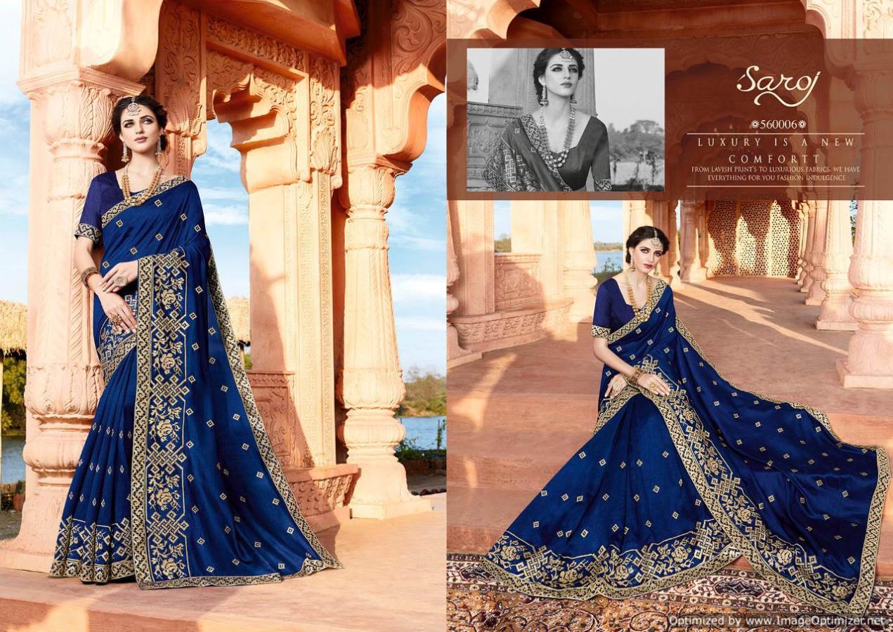 Saroj Morni Heavy Look Silk Saree Collection